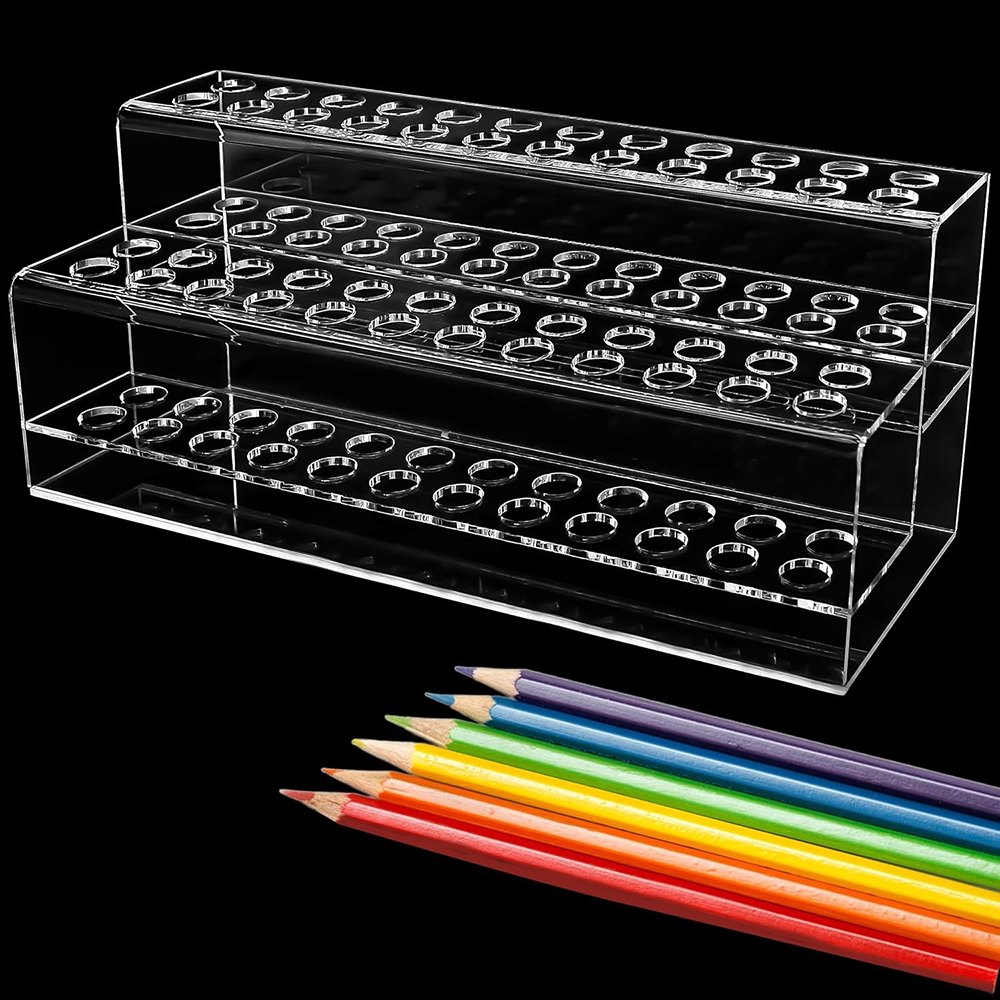 Cubicle Shelf Organizer - Transparente Acryl Stift Halter Lagerung 48-Slot