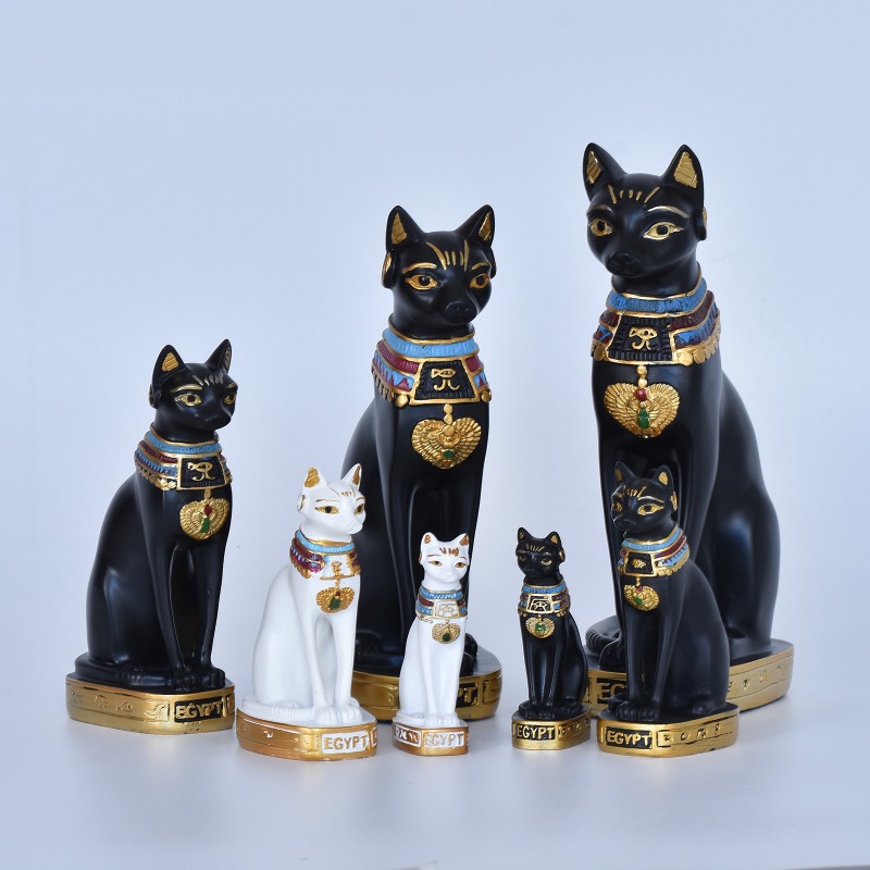 Office Furniture Egypt - Ägyptische Katze Göttin Bastet Statue Ornament