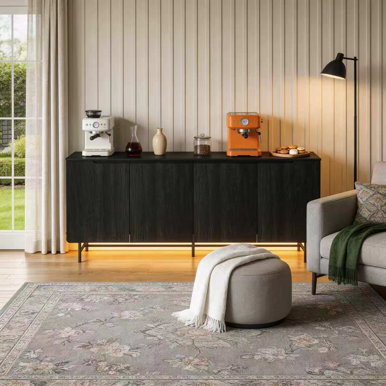 68 Zoll großes, geriffeltes Si – Credenza Office Storage Bewertung und Preis