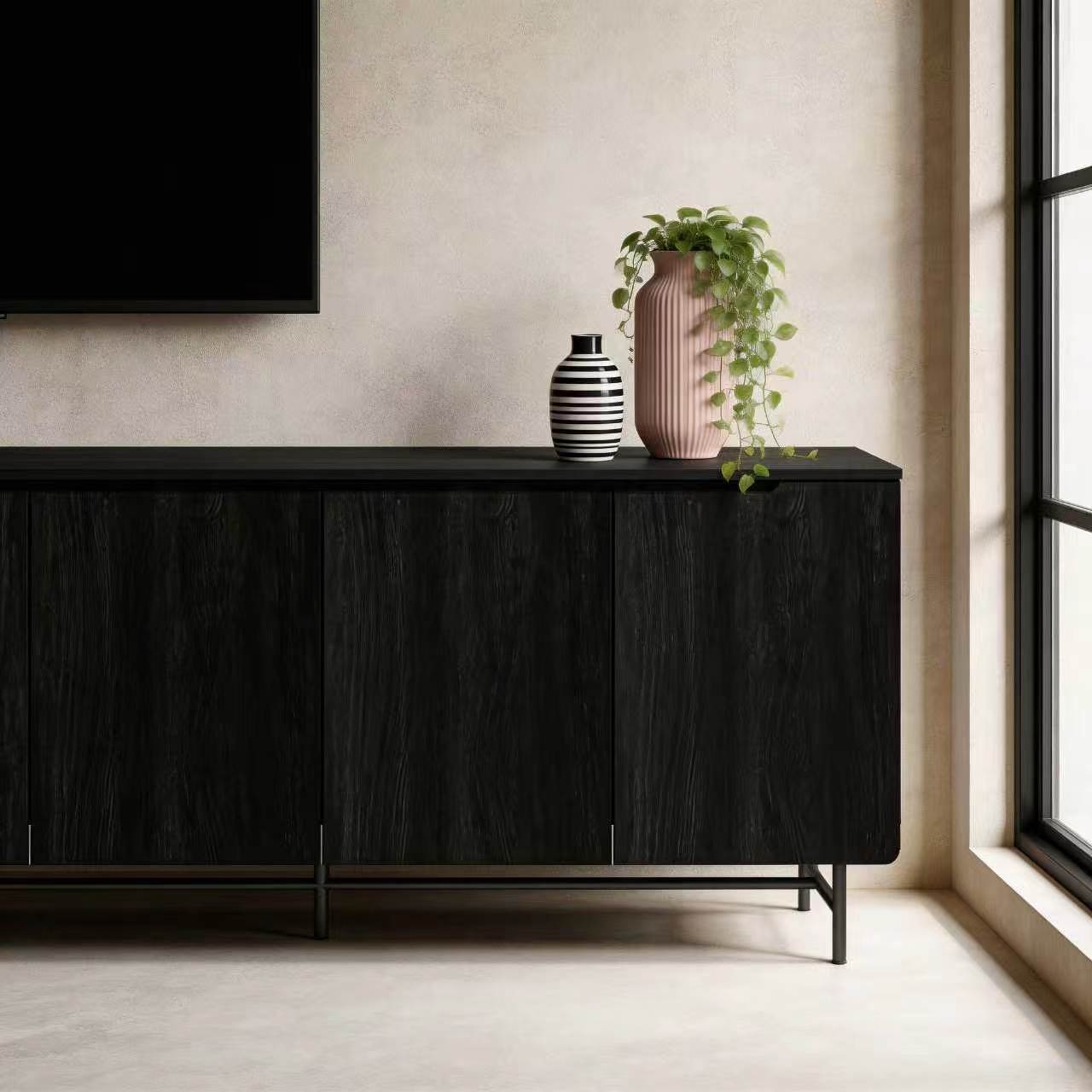 68 Zoll großes, geriffeltes Si – Credenza Office Storage Bewertung und Preis