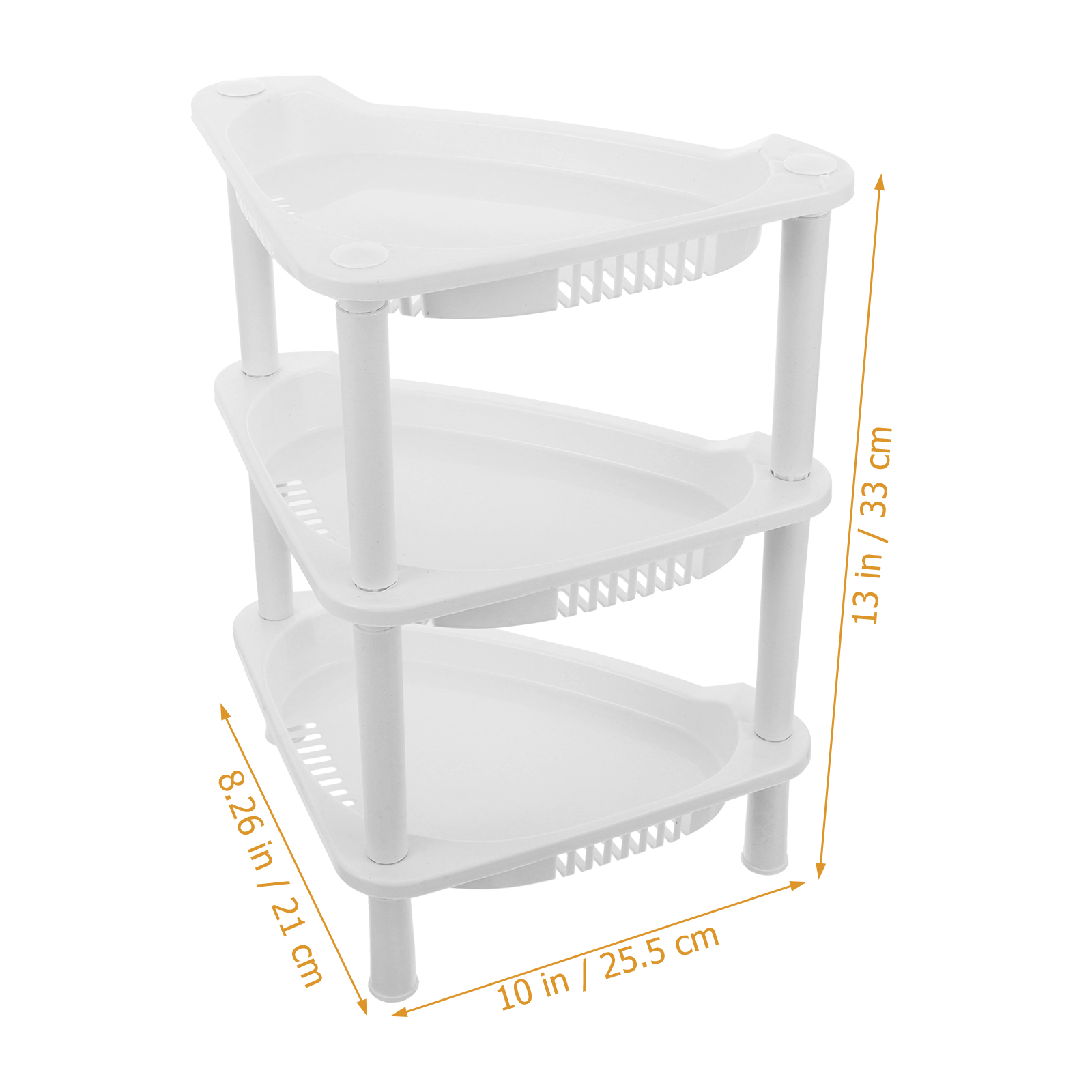 3-lagige Kunststoff-Aufbewahru – Cubicle Shelf Organizer Bewertung und Preis
