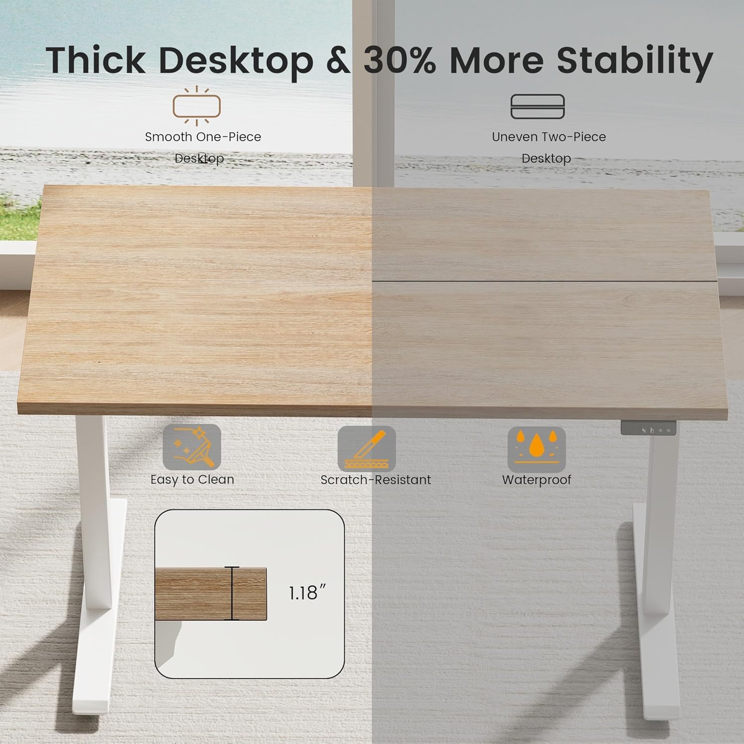 Elektrischer Stehschreibtisch  – Credenza Office Storage Bewertung und Preis