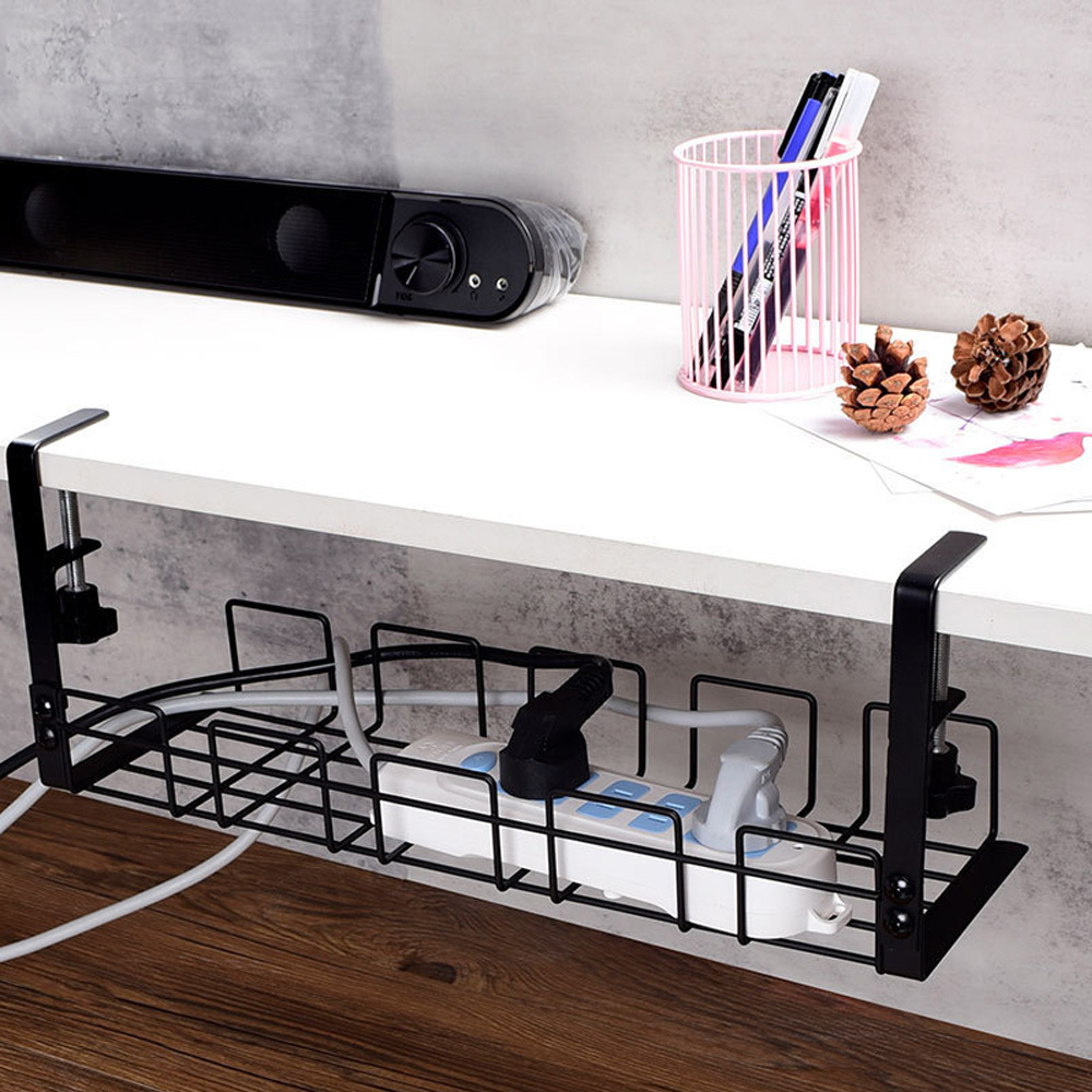 Kabelmanagement-Box unter dem  – Cubicle Shelf Organizer Bewertung und Preis